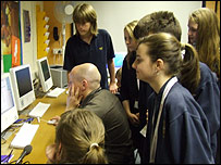 School Report - watching the teacher