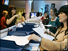 Journalists at European Parliament