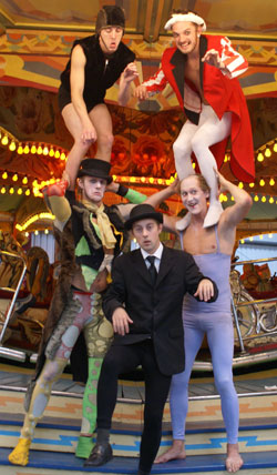 La Navet Bête, who will perform their act Zemblanity at the 2010 Blysh Festival