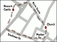 Map of the Newark walk