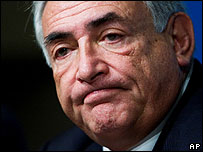 O diretor-gerente do FMI, Dominque Strauss-Kahn