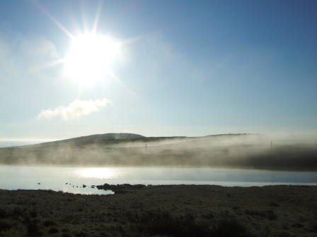 very misty morn, benbecula