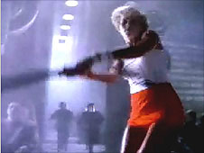 Girl in Apple advert in 1984