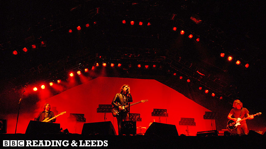 Arctic Monkeys on the main stage at Reading