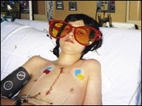 Gareth on Christmas Day 2004