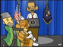 Mark Fiore's Pulitzer winning cartoon