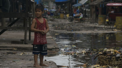 A street scene in Iquitos