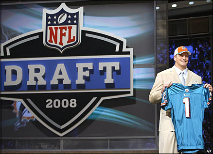 Jake Long at the NFL draft