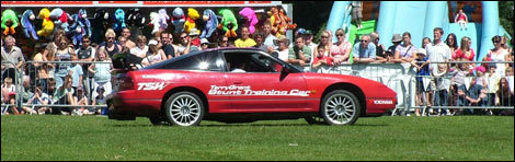 A stunt car