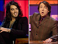 Russell Brand and Jonathan Ross