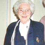 Anne Todd recently - in her W.A.A.F uniform