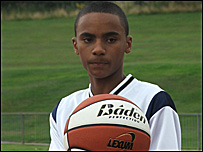 Rema with basketball