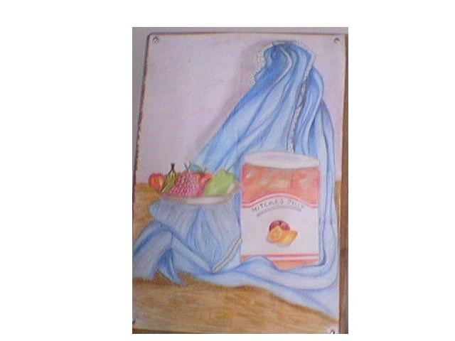 This was drwan with pencil colours.