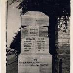 Milestone sign post Karachi, India (now Pakistan)