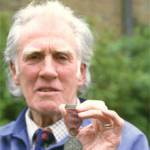 Mike Logan with the George medal