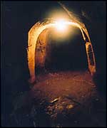 Inside the magazine, Pontefract Castle