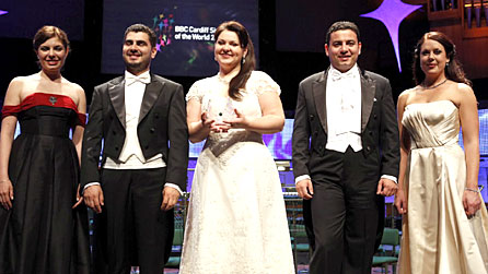 Maria Radoeva, Serban Vasile, Olesya Petrova, Vazgen Ghazarayan, Anna Leese. Photo © Brian Tarr