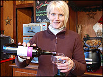 Michaela at Frankfurt Market