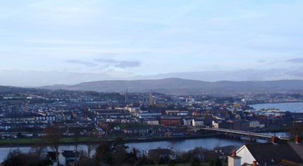 Derry City west bank