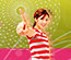 Woman pointing