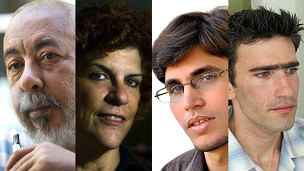 Leonardo Padura, Regina Coyula, Yuris Nórido y Alejandro Rodríguez