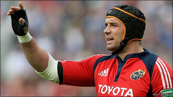 Munster flanker Alan Quilan missed the Lions tour after being handed a 12-week ban