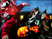A Halloween party