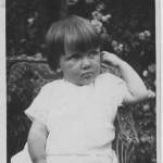 Joyce Collett as a child in Oxfordshire