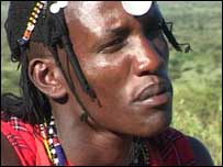 Masai tribe member