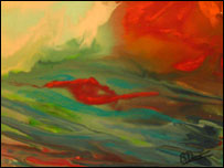 Tempest, Encaustic painting by Bruce Duncan