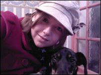 Hayley and dog