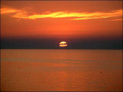 Sunset at Sheringham by Ian Sewell.