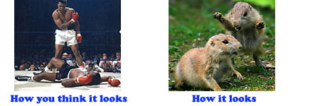 The difference between how you believe you come across and how you actually come across