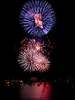 Fireworks on first night, 2009 (Rob Taylor)