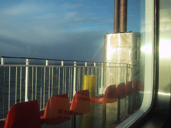 the ferry from N. Uist to Harris, yesterday morning
