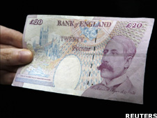 A £20 note