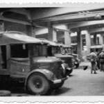 Ambulances in workshop Springe Germany 1945