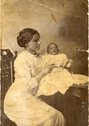 Fred's wife Florence & Daughter 1915