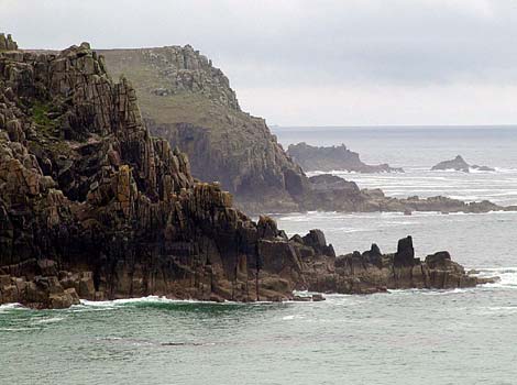 Dramatic cliffs on the coast