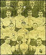 Team with the cup