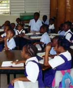 School children in Barbados