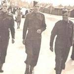 Jack Sligsby, Dickie Clayton and Walter in Morcambe, 1940.