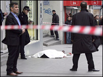 Hrant Dink'in cesedi