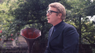 Michael Caine introduces the BBC's Ken Russell Festival in 1968.
