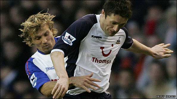 Michael Gray and Robbie Keane