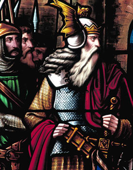 Attila, King of the Huns, portrait from 1883