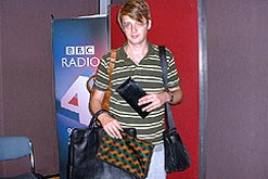 Image: Charlie Porter with handbags
