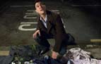 Marty, surrounded by his clothes, on the pavement!