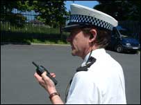 Derek Flint out on the beat