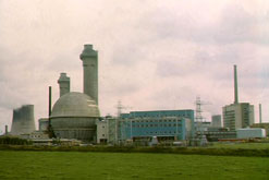 Calder Hall, the world's first electricity generating nuclear reactor